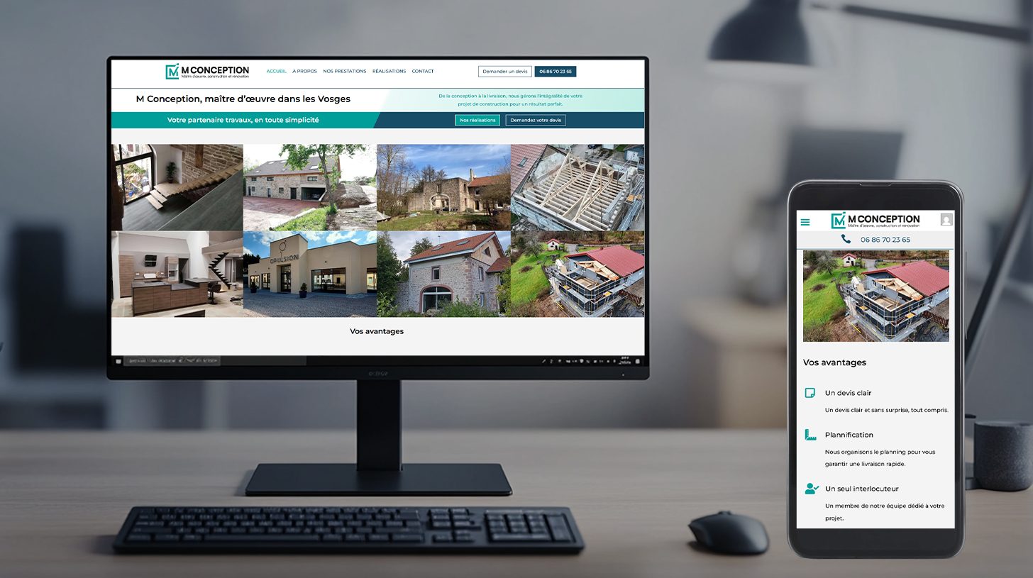 refonte site m conception maitre d'oeuvre