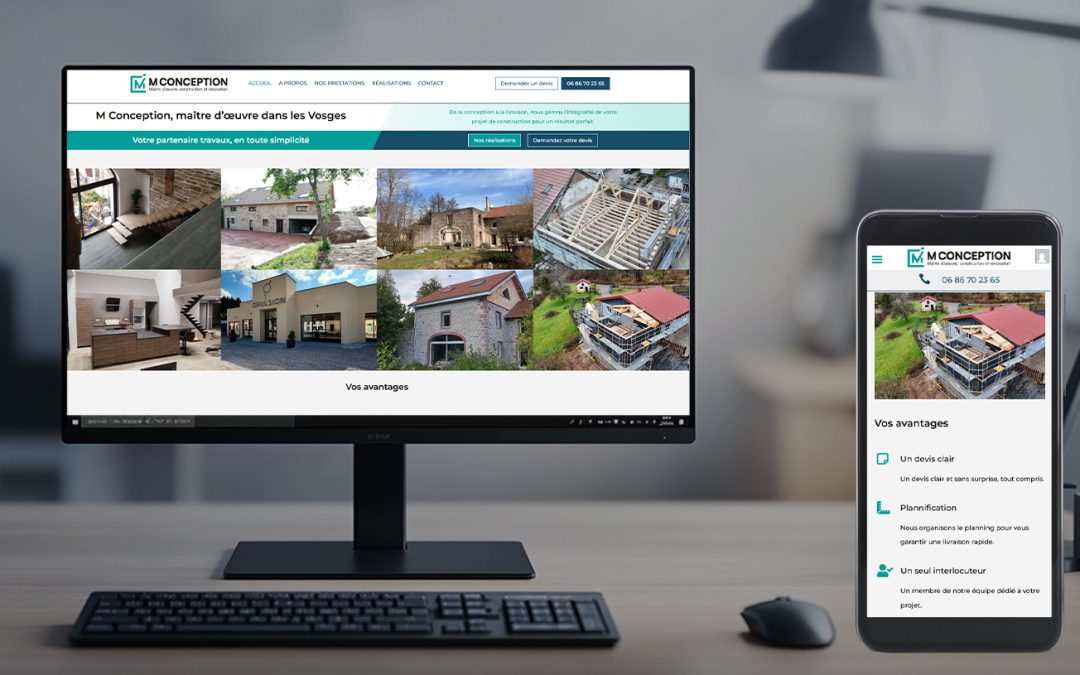 refonte site m conception maitre d'oeuvre